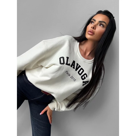 Olavoga Mari pulóver ekrü