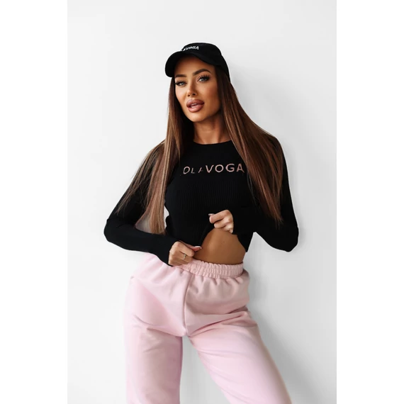Olavoga Jacqueline pulóver fekete