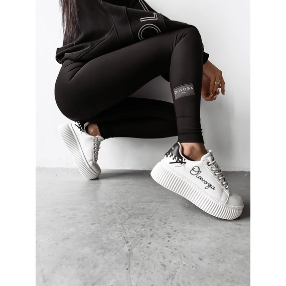 Olavoga Regi leggings fekete