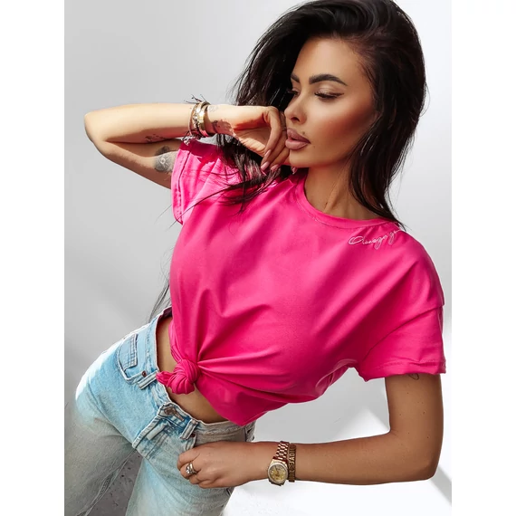 Olavoga Fox rövid ujjú póló pink