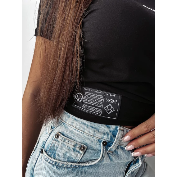 Olavoga Label póló fekete