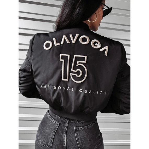 Olavoga Bomber dzseki fekete