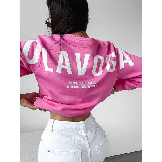 Olavoga Marbella pulóver rózsaszín