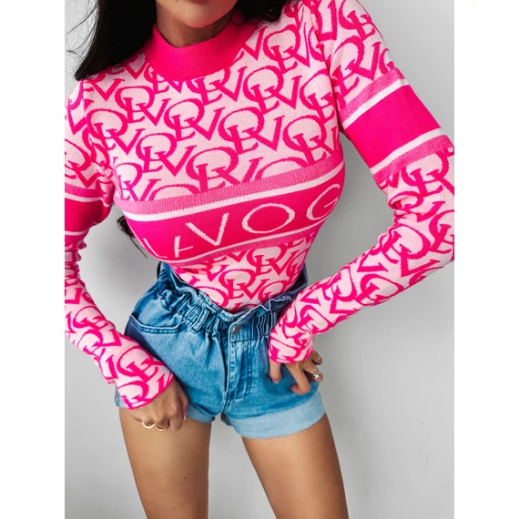 Olavoga Tess body pink-fehér