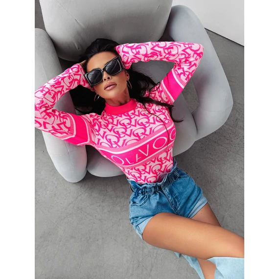 Olavoga Tess body pink-fehér