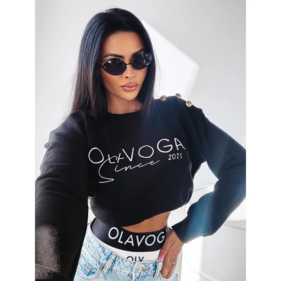 OlaVoga Lena pulóver fekete