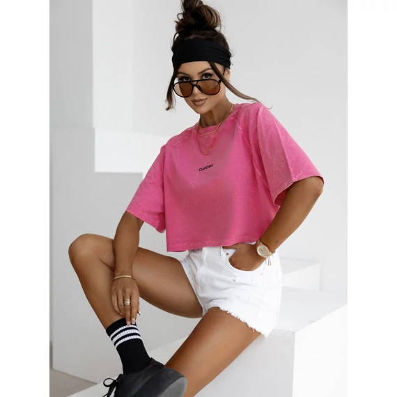 Olavoga Viroto rövid ujjú póló pink
