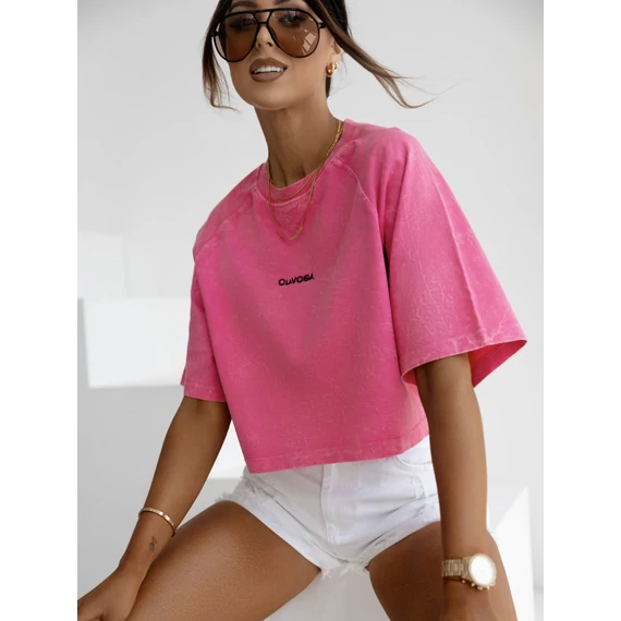 Olavoga Viroto rövid ujjú póló pink