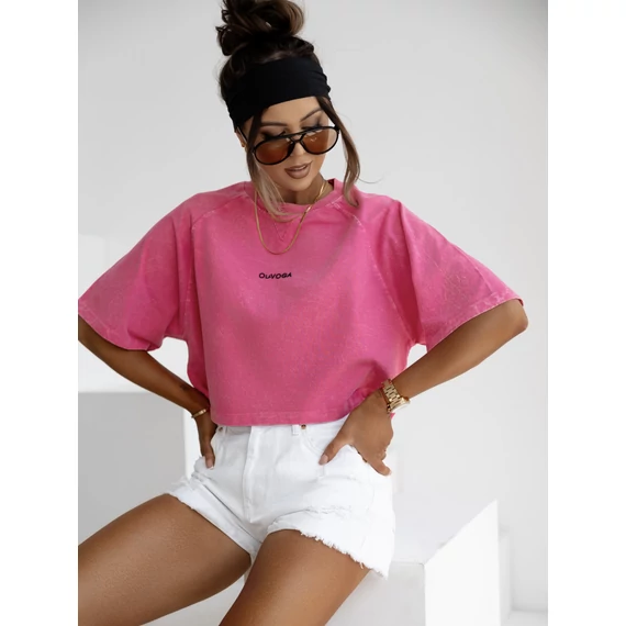Olavoga Viroto rövid ujjú póló pink
