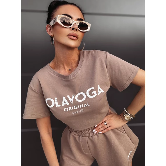 Olavoga Beverly póló latte
