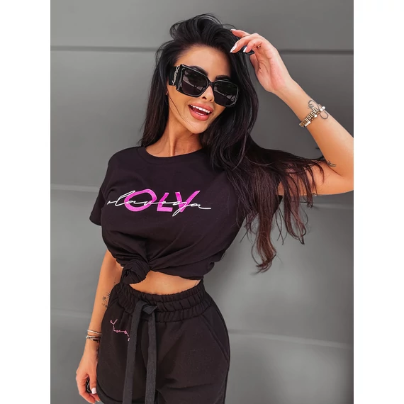 Olavoga Jolly póló fekete