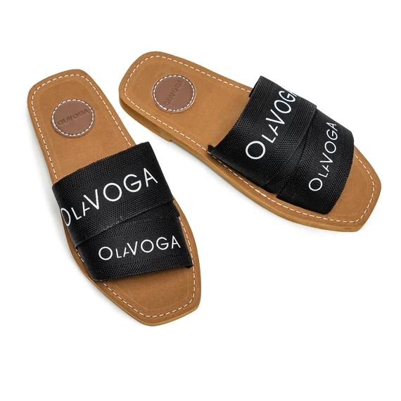 Olavoga Earth papucs fekete