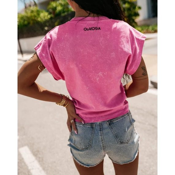 Olavoga Nexia rövid ujjú póló pink
