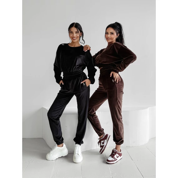 Olavoga Velvet Storm szett barna