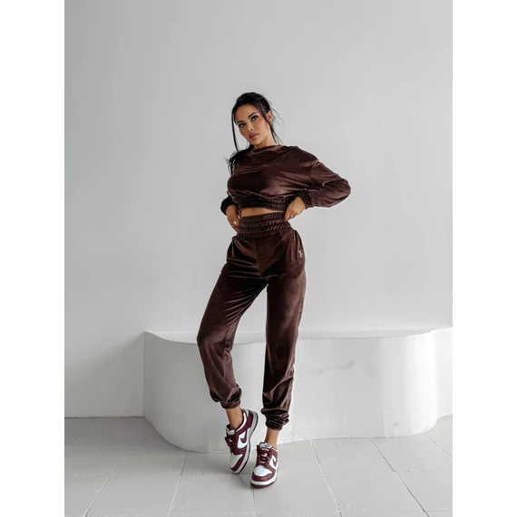 Olavoga Velvet Storm szett barna