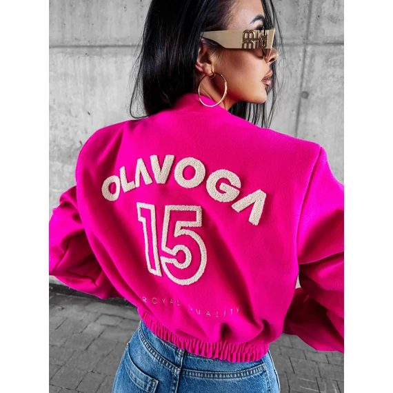 OlaVoga Baseball bomber pink