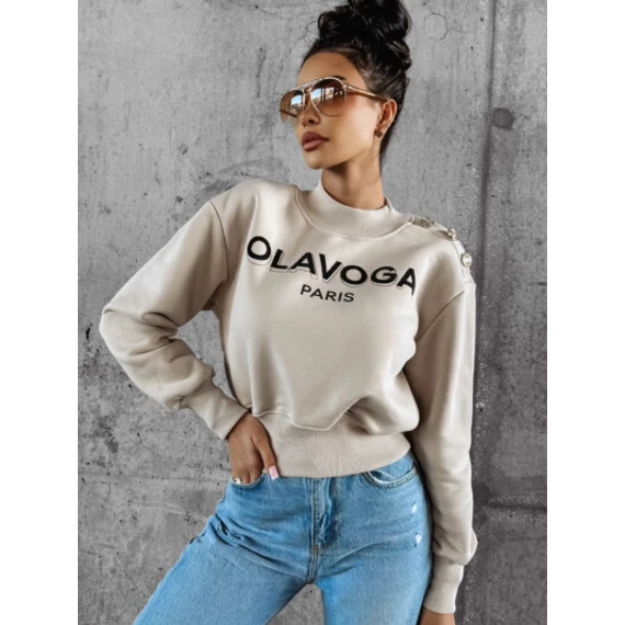 Olavoga Pogali pulóver bézs