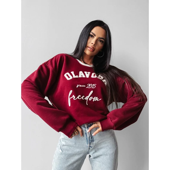 Olavoga Collecty pulóver bordó