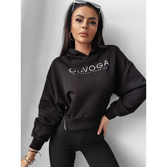 Olavoga Alivia pulóver fekete