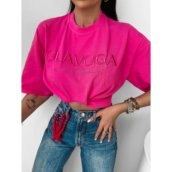 Olavoga Asher póló pink