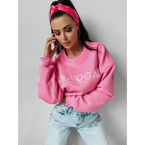 Olavoga Creme pulóver pink