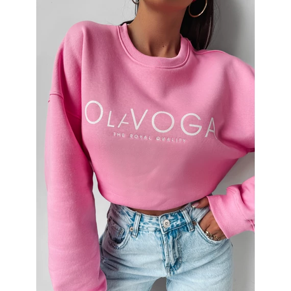 Olavoga Creme pulóver pink