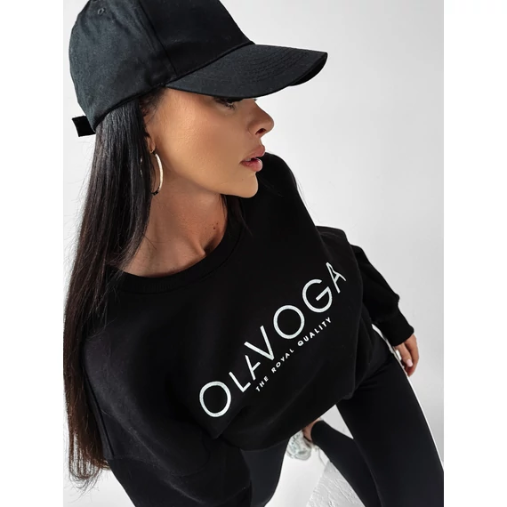Olavoga Creme pulóver fekete