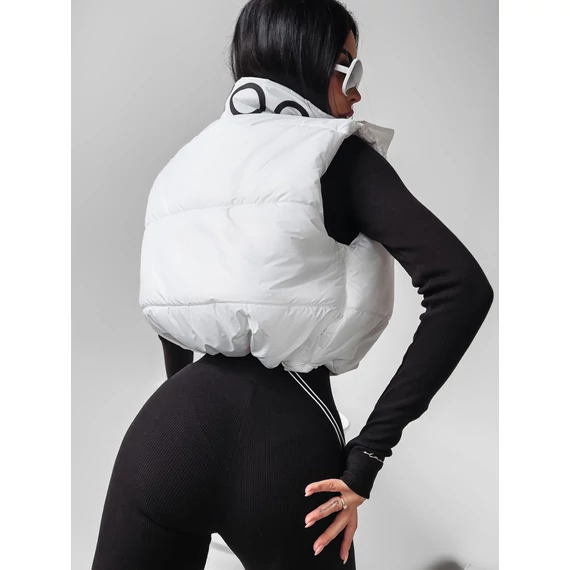 Olavoga Puffer mellény fehér