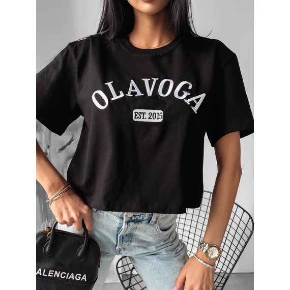 Olavoga Issue póló fekete