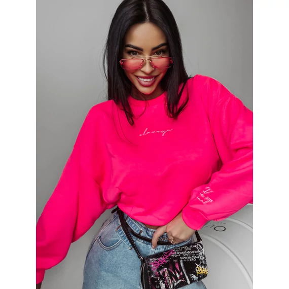 Olavoga Tanes pulóver pink